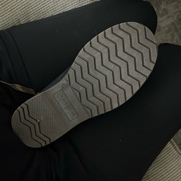 MAGELLAN BROWN BLACK OUTDOOR BOOTS HIKING HUNTING RUGGED RUBBER SOLE  DUCK NEW 8 - Picture 6 of 7